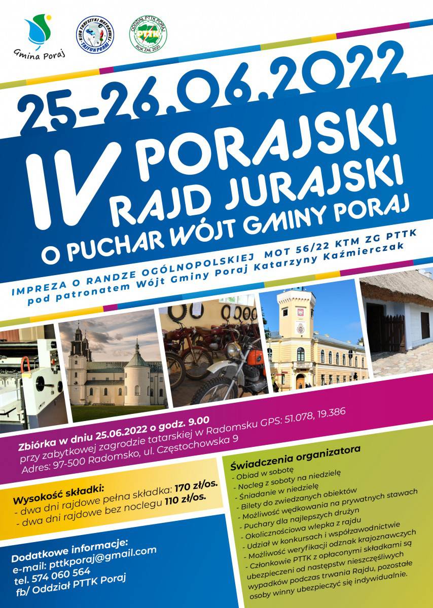 Iv Porajski Rajd Jurajski O Puchar W Jt Gminy Poraj Katar