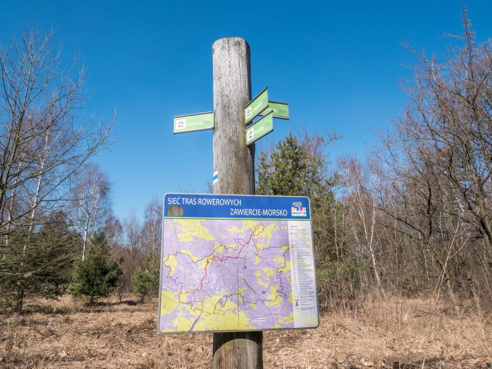 Niebieski Szlak Rowerowy w Zawierciu