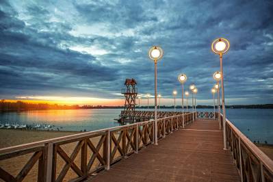 TRASA WOKÓŁ JEZIORA POGORIA III W DĄBROWIE GÓRNICZEJ 